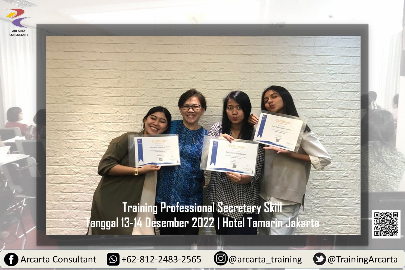 TRAINING PROFESSIONAL SECRETARY SKILLS Informasi Training Online