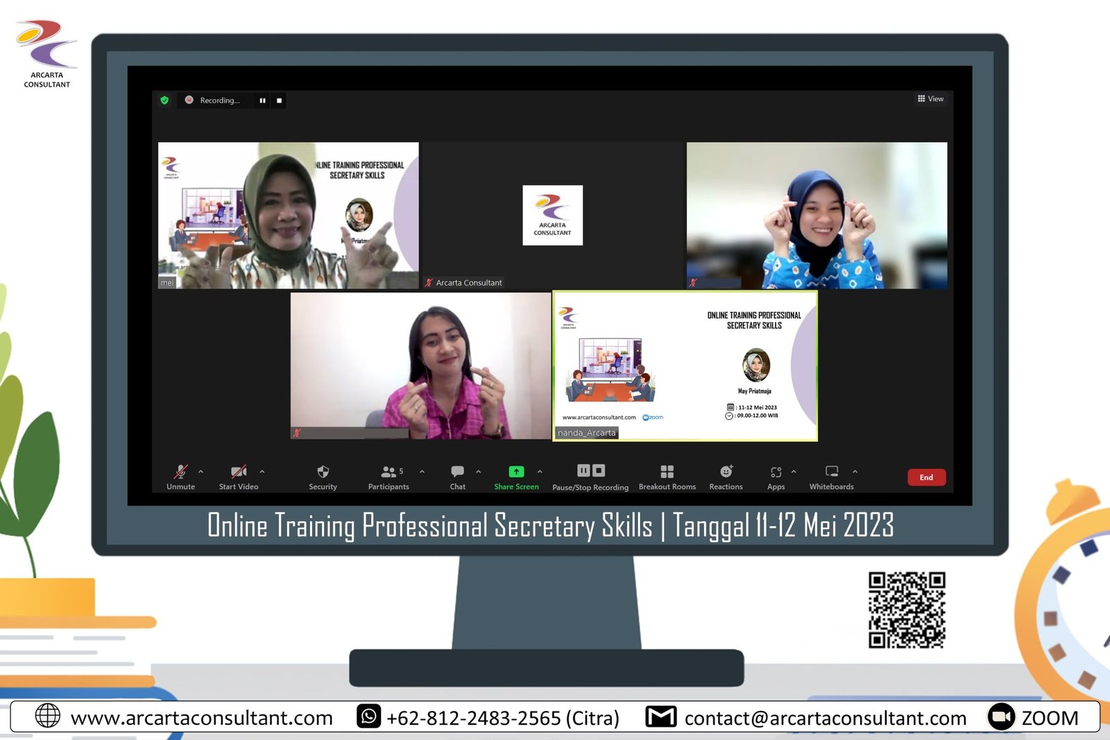 TRAINING PROFESSIONAL SECRETARY SKILLS Informasi Training Online